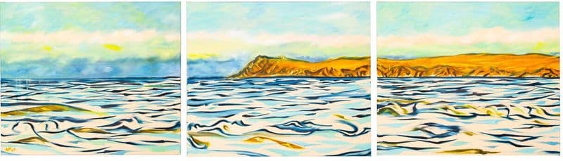 view from Witsand triptych