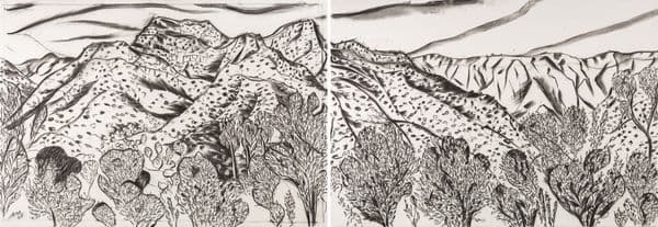Mountain view diptych Ventura County CA (1)