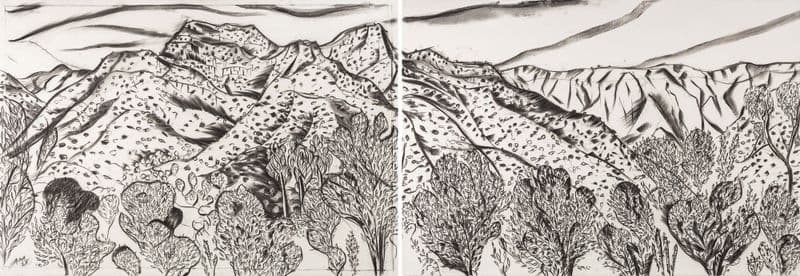 Mountain view diptych Ventura County CA (1)