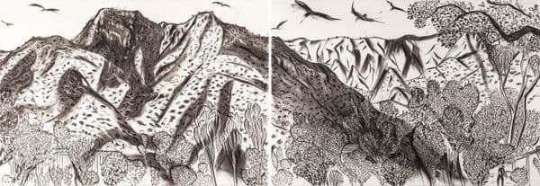 Mountain view diptych Ventura County CA (2)