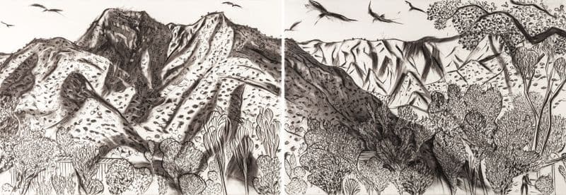 Mountain view diptych Ventura County CA (2)